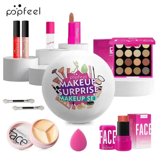 Set De Regalo Popfeel Surprise Con Forma De Bola De Maquilla