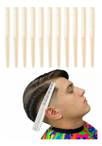 12 Peines De Corte Fino 101 Peluqueria Barberia Para Degrade