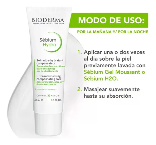 Crema Facial Bioderma Sébium Hydra, Suave Y Profundamente