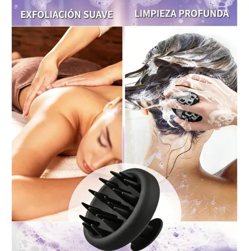 Set De 2 Cepillos De Masaje Para Cabello, Negros** Tt