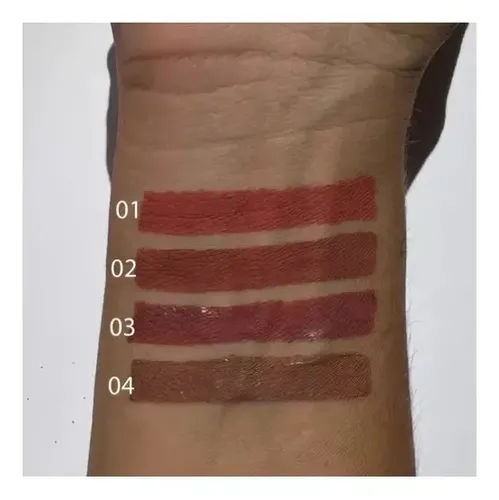 Labial Matte Larga Duracion Dapop Nudes Color Tono 04