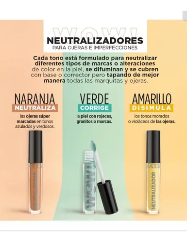 Neutralizadores Faciales Liquid Ojeras/imperfecciones Amodil