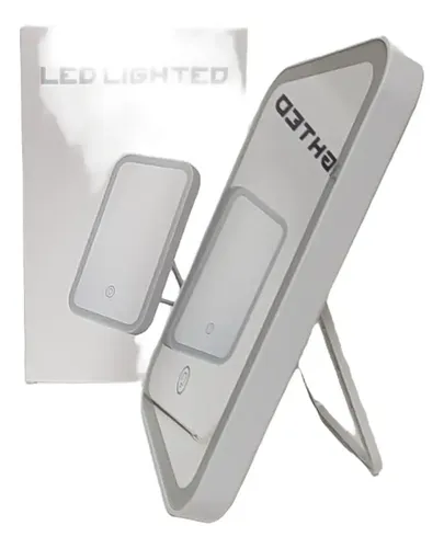 Espejo Rectangular 200x230mm Blanco Luz Led Dimerizable