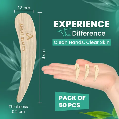 Espátula Cuchara Para Maquillaje Facial Cosmético Pack De 50