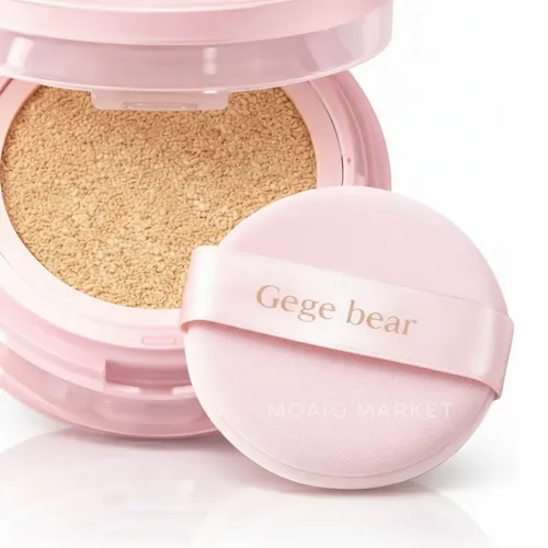 Base Maquillaje Coreana Cushion Hidratante Cobertura Media