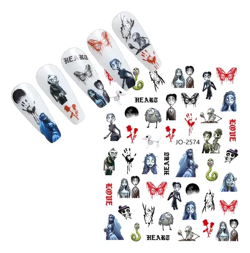 Stickers Autoadhesivos Para Decoración De Uñas – Halloween
