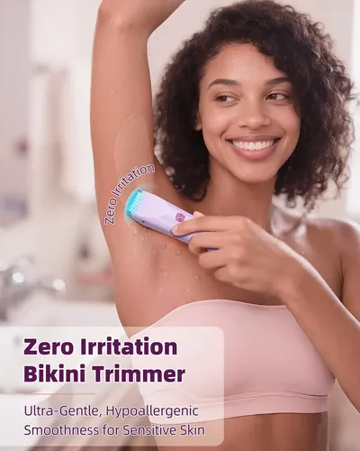 Afeitadora Eléctrica Qlwq, Recortadora De Bikini Impermeable