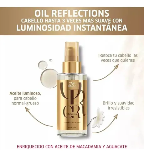 Aceite Wella Oil Reflections Brillo 100ml