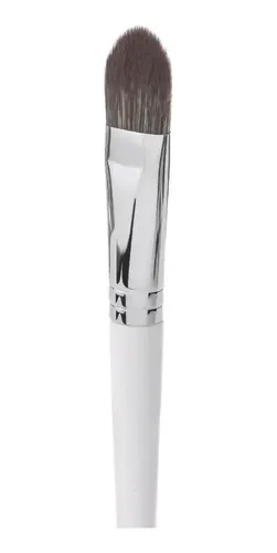 Brocha Para Base De Maquillaje Cobertura Foundation Brush Blanco