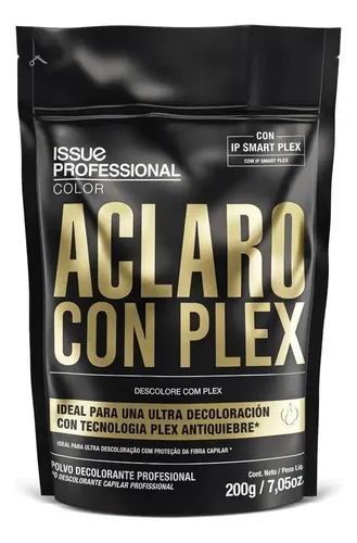 Polvo Decolorante Issue Aclaro Con Plex Antiquiebre 200gr X6
