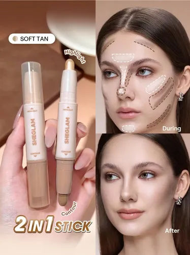 Contorno E Iluminador- Sheglam- 2 En 1 Contorno E Iluminador