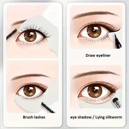 Silicone Multi-functional Eye Makeup Tool Kit