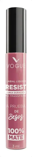 Labial Liquido Mate Vogue Resist Tono Encantadora