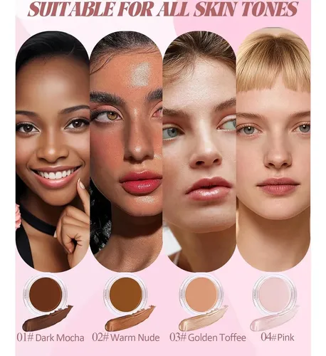 Corrector Iluminador De Ojos Waterproof, 10g, Rosa