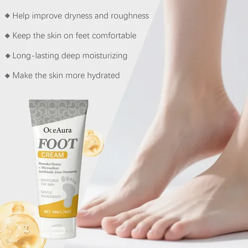 Crema Hidratante E Hidratante For Pies, Refrescante Y No