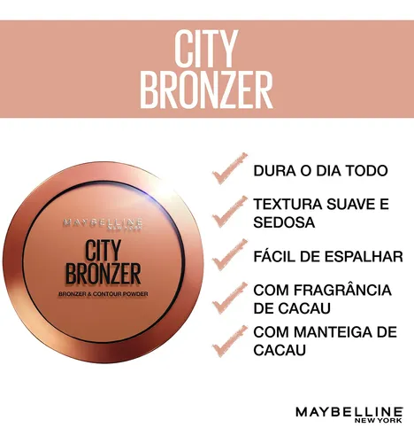 Maquillaje En Polvo Bronceador Maybelline New York City 300