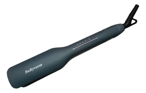 Plancha Alisadora Babyverse PP-0009 Negro Cerámica Antiestática 230°C