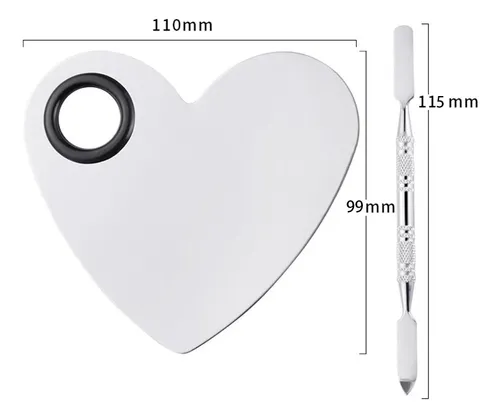 Paleta De Maquillaje Cosmético De Belleza Con Espátula