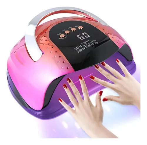 Lámpara Uv Led 268w Riuotazi Para Esmalte De Gel