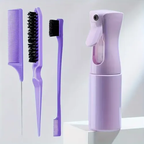Set Peinado Cabello 4 Piezas Con Atomizador