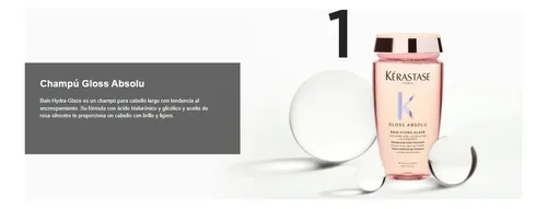 Kit Gloss : Shampoo+acondicionador+aceite+spray + 2 Regalos
