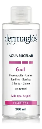 Agua Micelar Dermaglos 6 En 1 X 200 Ml