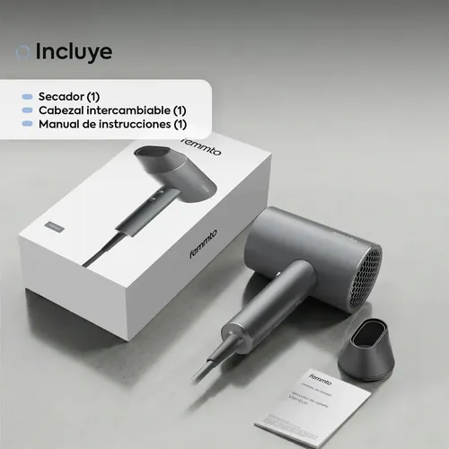 Secador de Pelo 2100W Compacto con Aire Frío Calor Filtro Removible Femmto Ventus