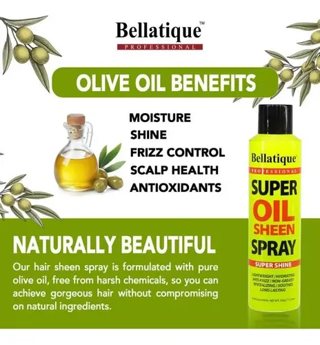 Spray Brillo Aceite Bellatique 6.67 Oz