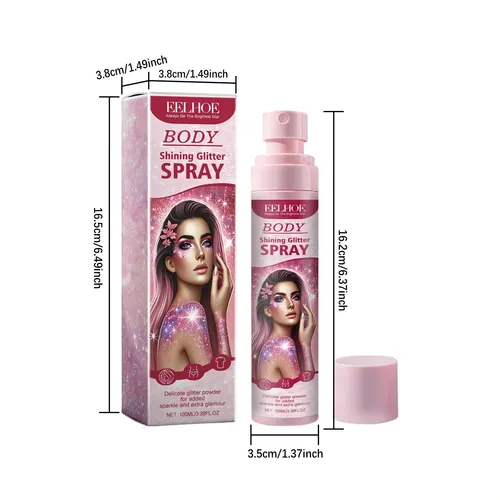 Spray Eelhoe Stage Makeup Con Purpurina, Para Enfermedades De Mej