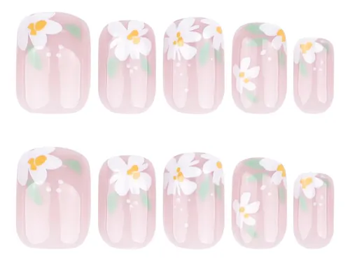 Xw. Aflorish- Cuadrado Corto Floral Fresco Pequeño