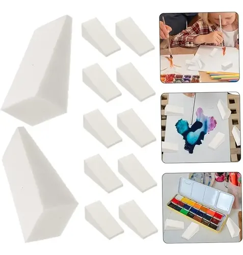 Esponjas Degrade X6 DD2 Para Uñas Decoración Color Nude