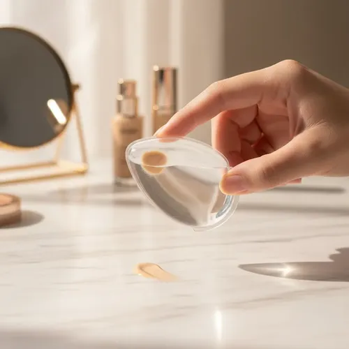 Esponja De Silicona Para Makeup Maquillaje Base Corrector X2