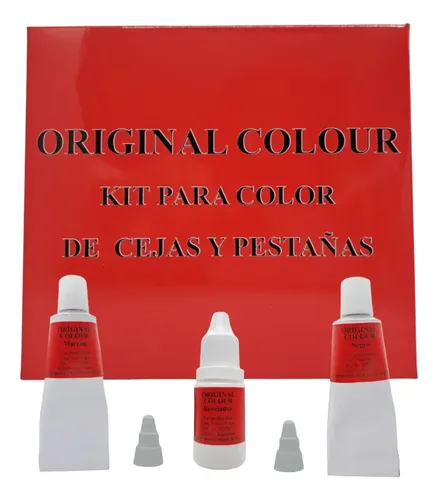 Kit Lash Color Tintura Pestañas Y Cejas
