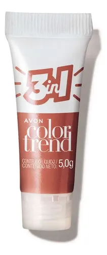 Labial Rubor y Sombra 3en1 Avon Color Trend Rosa/Marrón