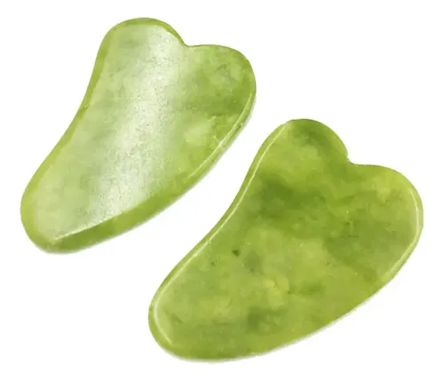 Masajeador Facial Jade Roller & Gua Sha Generic Verde