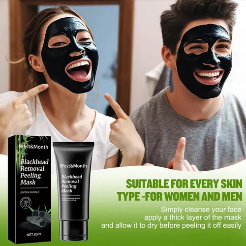 Mascarilla Facial Peel Off Carbón Para Puntos Negros West&mo