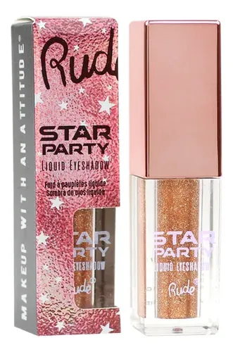 Sombra Líquida Rude Cosmetics Star Party Liquid Eyeshadow