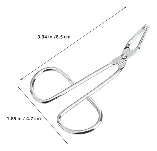 Pinzas De Acero Inoxidable Para Cejas, 5 Unidades, Con