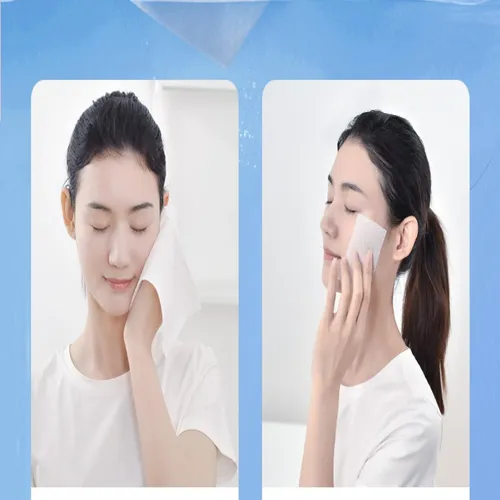 Toalla Facial Algodón Rollo, Desmaquillante, Húmeda/seca.