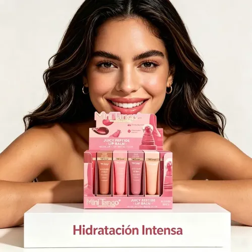 Bálsamo Labial Juicy Peptide Mini Brillo Labial Hidratante