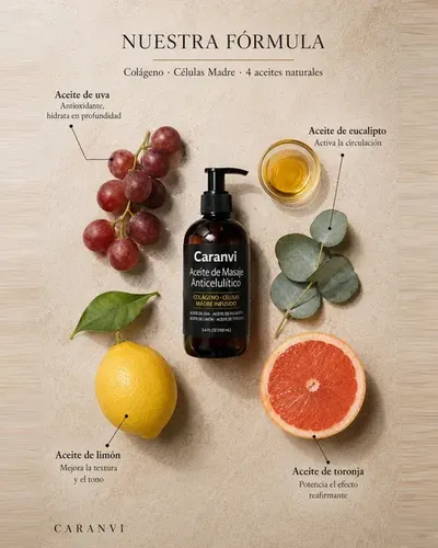 Aceite De Masaje Reafirmante Anticelulitis (oferta) X2