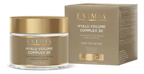 Eximia Hyalu Volume Complex 3d Crema De Noche Antiedad Antiarrugas Pieles Sensibles