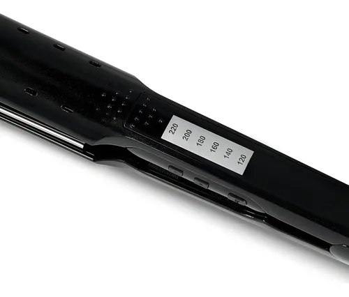 Planchita Nano Titanium Digital Negra Control Temperatura Negro