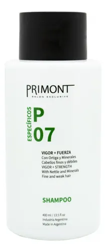 Primont Especificos P07 Shampoo Ortiga Pelo Fino Caída 400ml