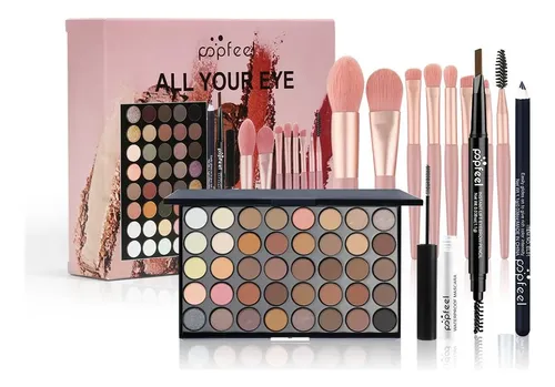 Set De Maquillaje De Ojos Paleta De Sombras De Ojos De Tonos