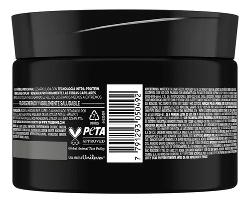 Máscara de Tratamiento TRESEMME Reparación Intra Capilar 300 gr