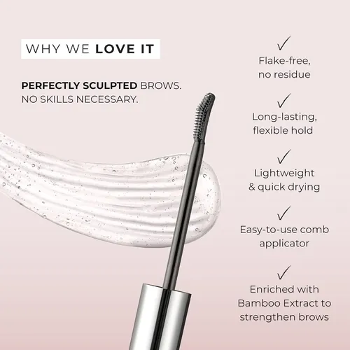 Gel Transparente Para Cejas Wunderbrow, Fijación Flexible