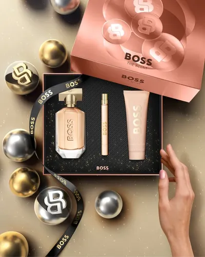 Set Hugo Boss The Scent Woman: EDP 100ml + Body Lotion + Penspray
