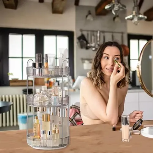 Organizador De Maquillaje Giratorio De 360°,