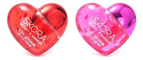 Lip Gloss Brillo Labial Corazon Rojo Glow Vibes Tono 1 39586